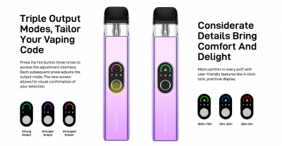 Vaporesso XROS 4 1000mAh KIT (Lilac Purple)